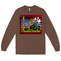 Chestnut hunting fishing & farming everyday Long Sleeve Tee - TumblerDesignByShophia