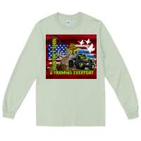Matcha hunting fishing & farming everyday Long Sleeve Tee - TumblerDesignByShophia