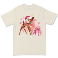 Bone reindeer pink christmas Premium Tee - MaliasSmallBusiness
