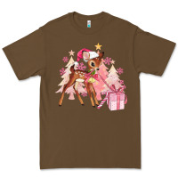 Cacao reindeer pink christmas Premium Tee - MaliasSmallBusiness