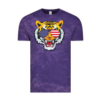 Cloud Purple America Merica Tiger Vintage Tee - Bettercallsaul