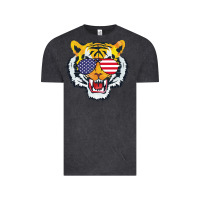 Vintage Black America Merica Tiger Vintage Tee - Bettercallsaul
