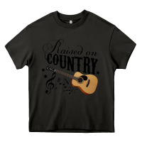 Asphalt Raised On Country Country Life Country Music Lover Heavy Core Tee - tuanDangUi