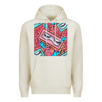 Oatmeal Heather cosmetic fake eyelashes and butterfly with leopard seamless pattern bb Premium Hoodie - BundleAndBundleShop