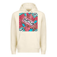 Tofu cosmetic fake eyelashes and butterfly with leopard seamless pattern bb Premium Hoodie - BundleAndBundleShop