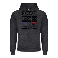 Vintage Black hell yeah i voted trump and will do it again 2020 Vintage Hoodie - Bettercallsaul