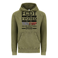Vintage Olive hell yeah i voted trump and will do it again 2020 Vintage Hoodie - Bettercallsaul