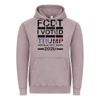 Hell Yeah I Voted Trump And Will Do It Again 2020 Vintage Hoodie | Teevron