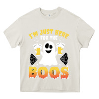 Cream i'm just here for the boos halloween costume gift Heavy Core Tee - tuanDangUi