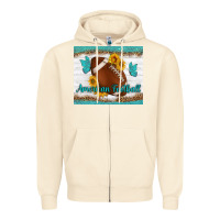 Sandshell american football and butterfly mousepad Zipper Hoodie - BundleAndBundleShop