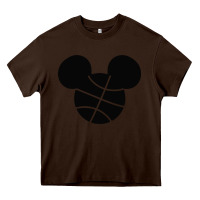 Chocolate Brown basketball soft cotton Heavy Core Tee - tuanDangUi