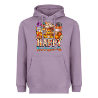 Lavender happy thanksgiving Heavyweight Hoodie - CowhideDigitalArt