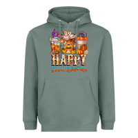 Sage happy thanksgiving Heavyweight Hoodie - CowhideDigitalArt