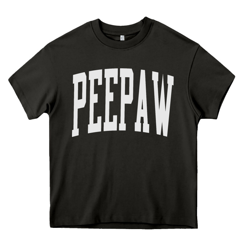 Peepaw Grandpa New Grandfather Fathers Heavy Core Tee by tuanDangUi | Teevron