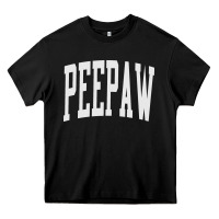 Black peepaw grandpa new grandfather fathers Heavy Core Tee - tuanDangUi