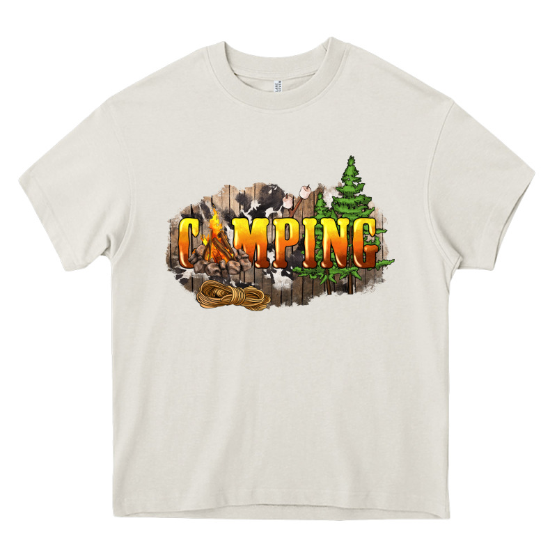 Camping Heavy Core Tee by NancyCooperArtShop | Teevron