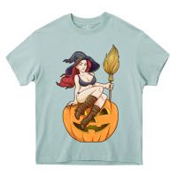 Arona sexy witch halloween costume blackcraft pumpkin wi Heavy Core Tee - tuanDangUi