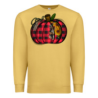 Antique Gold Buffalo Pumpkin Premium Sweatshirt - CowhideDigitalArt