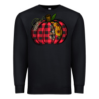 Black Buffalo Pumpkin Premium Sweatshirt - CowhideDigitalArt