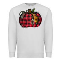 Dove Grey Buffalo Pumpkin Premium Sweatshirt - CowhideDigitalArt