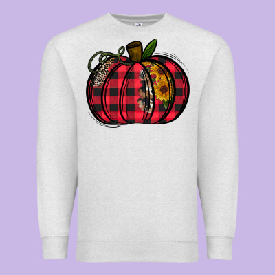 Buffalo Pumpkin Premium Sweatshirt Designed By Cowhidedigitalart