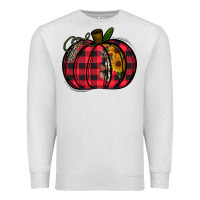 Oatmeal Heather Buffalo Pumpkin Premium Sweatshirt - CowhideDigitalArt