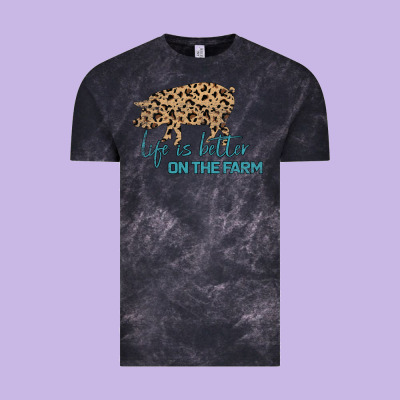 Life Is Better On The Farm Vintage Tee Designed By Bettercallsaul