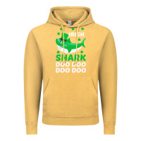 Vintage Mustard Irish Shark Doo Doo Doo Saint Patricks Day Vintage Hoodie - Bettercallsaul