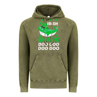 Vintage Olive Irish Shark Doo Doo Doo Saint Patricks Day Vintage Hoodie - Bettercallsaul