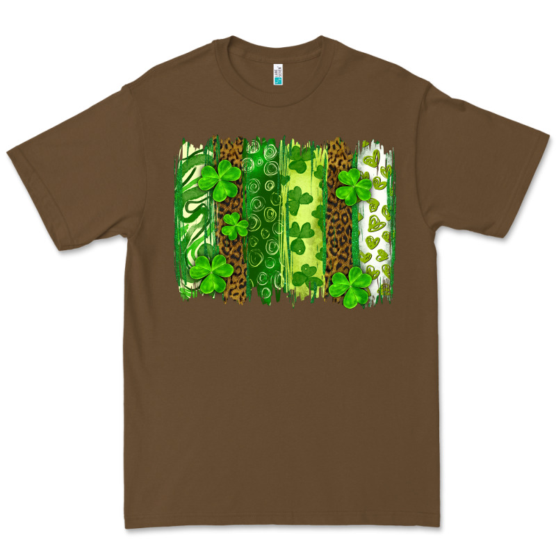 St Patrick's Day Brushstrokes Premium Tee by RanaPortraitStore | Teevron