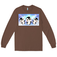 Chestnut cute penguin Long Sleeve Tee - TumblerDesignByShophia