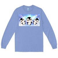 Colony Blue cute penguin Long Sleeve Tee - TumblerDesignByShophia