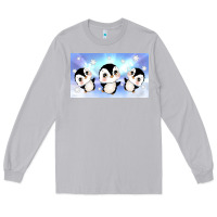 Moon Dust cute penguin Long Sleeve Tee - TumblerDesignByShophia