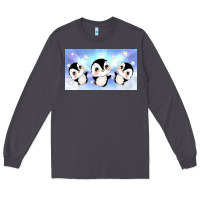 Smoke cute penguin Long Sleeve Tee - TumblerDesignByShophia
