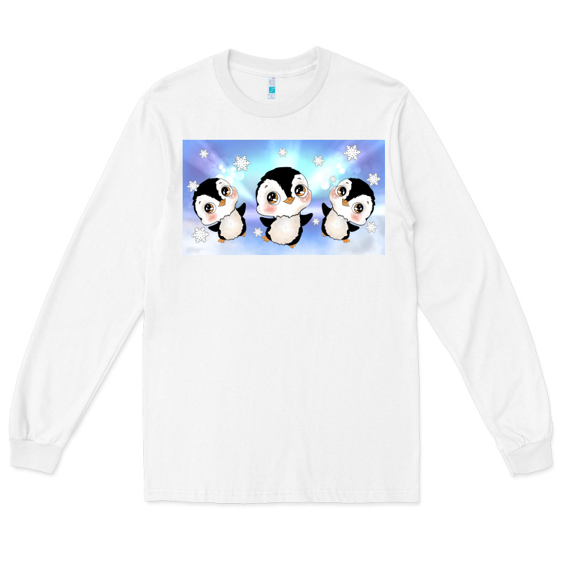 Cute Penguin Long Sleeve Tee by TumblerDesignByShophia | Teevron