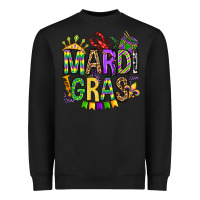 Black mardi gras olivia Heavyweight Sweatshirt - OliviaCreatesArt
