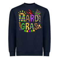 Navy mardi gras olivia Heavyweight Sweatshirt - OliviaCreatesArt