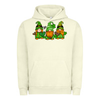 Pigment Pistachio st patricks day gnomes with western hearts and shamrocks Urban Hoodie - Artiststas