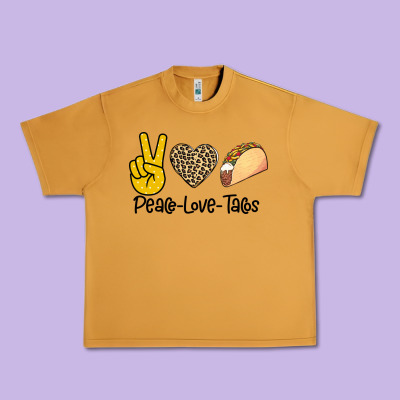 Peare Love Tacos Urban Heavy Tee Designed By Bettercallsaul