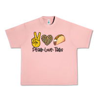 Salmon Peare Love Tacos Urban Heavy Tee - Bettercallsaul