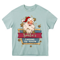 Arona santa's coming to town Heavy Core Tee - MaliasSmallBusiness