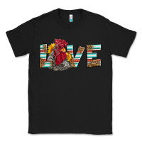 Black love rooster head Classic Tee - LillyAllenDesigns