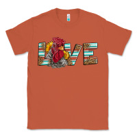 Copper love rooster head Classic Tee - LillyAllenDesigns