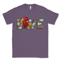 Lavender love rooster head Classic Tee - LillyAllenDesigns