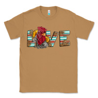 Toasted Coconut love rooster head Classic Tee - LillyAllenDesigns