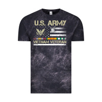 Cloud Black Vietnam Veteran Shirt US Army Veteran Day Women Me Vintage Tee - tuanDangUi