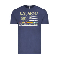 Vintage Denim Vietnam Veteran Shirt US Army Veteran Day Women Me Vintage Tee - tuanDangUi