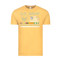 Vintage Mustard Vietnam Veteran Shirt US Army Veteran Day Women Me Vintage Tee - tuanDangUi