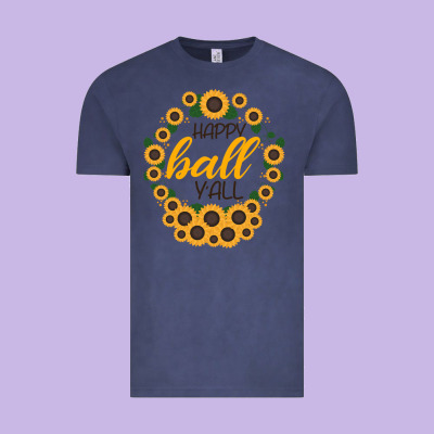Happy Fall Sunflowers Vintage Tee Designed By Bettercallsaul