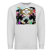 Dove Grey Beach Please Premium Sweatshirt - CowhideDigitalArt